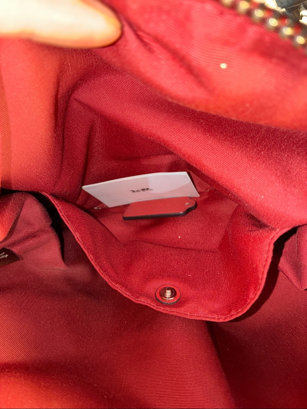 Coach Coach Abby Duffle in a salmon pink color pebbled leather bag! - Picture 11 of 13